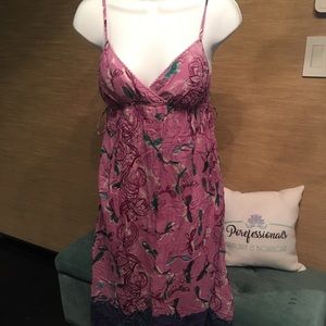 Spaghetti Strap Dragonfly Maxi Dress